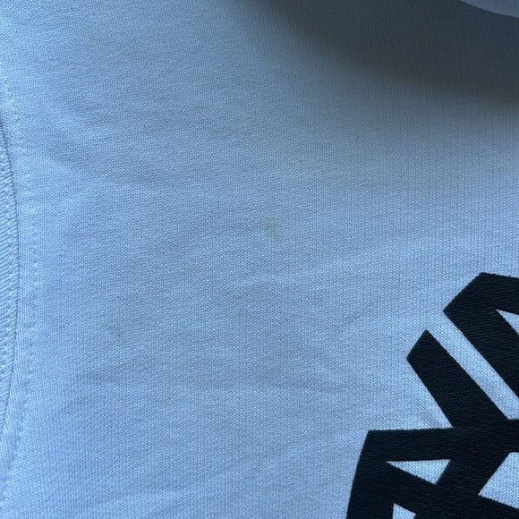 Timberland Hoodie White/Ice with Black Logo Sz M - Picture 8 of 10